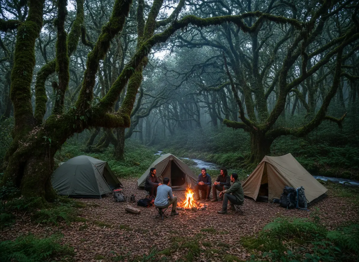 برگزاری کمپ جنگلی در مازندران