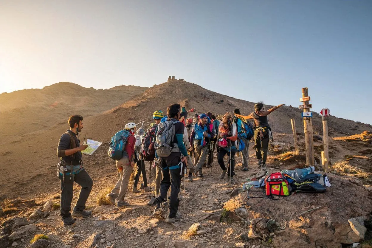 برگزاری کوهنوردی در تبریز 